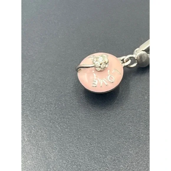 Juicy Couture Vintage Pink Silver Love Frosting Cupcake G&P Cherry Locket *Charm - Picture 5 of 10